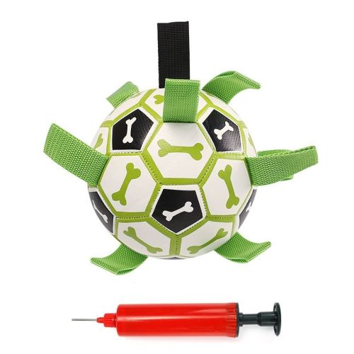 Dog Soccer Ball Toys with Straps, Interactive Dog Toy for Tug of War, Puppy Birthday Gifts, Dog Tug Toy, Dog Water Toy Dog Soccer Ball Toys with Straps, Interactive Dog Toy for Tug of War, Puppy Birthday Gifts, Dog Tug Toy, Dog Water Toy