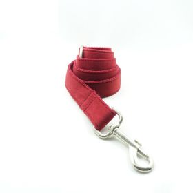 Pet Traction Collar Dog Collar (Option: Red rope-L)